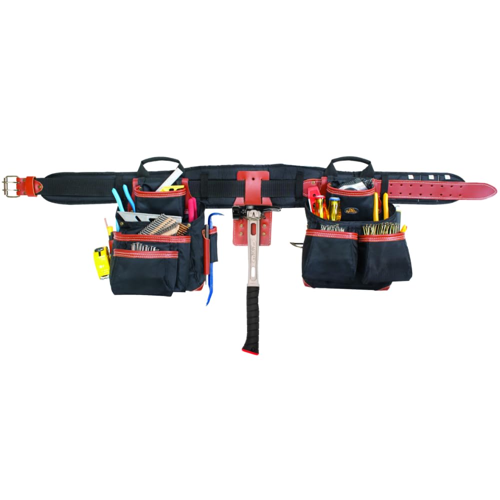 Black Brown 4 Piece Tool Belt P3387