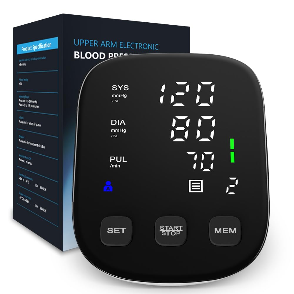 Upper Arm Blood Pressure Monitor with 22-42cm Cuff M257321