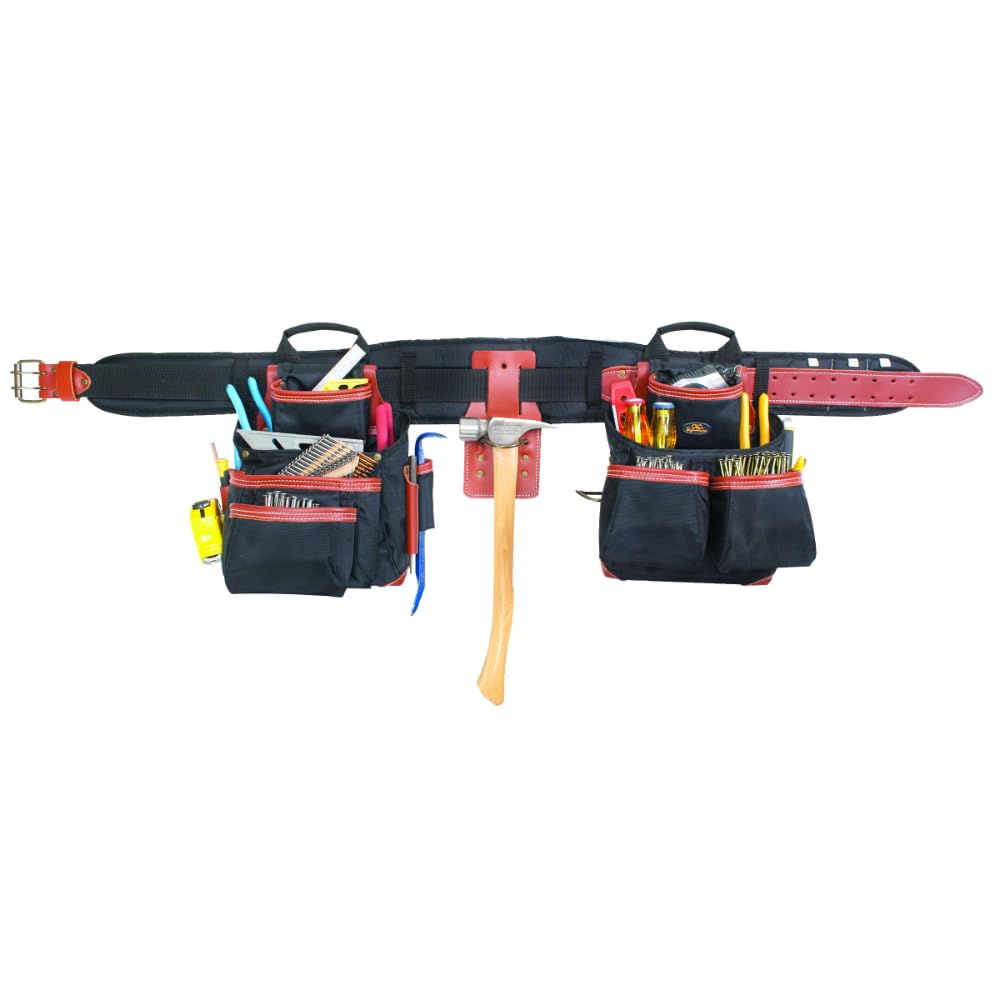Black Brown 4 Piece Tool Belt P3387