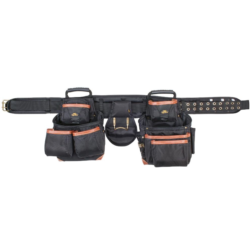 Black Brown 4 Piece Tool Belt P3387