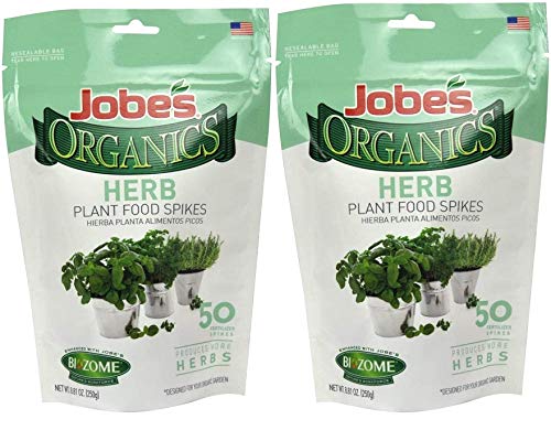 Organic Herb Fertilizer Spikes 50 Spikes 2-Pack F50978