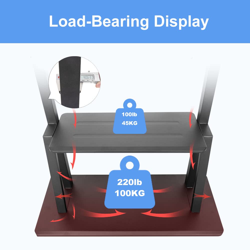 Mobile TV Stand on Wheels for 32-75 Inch Flat Panel Screens with Shelf B871677