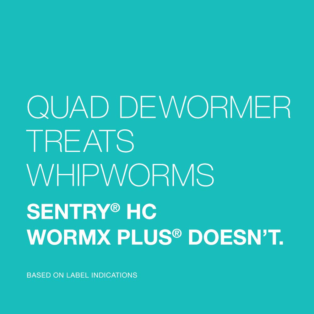 Chewable Dewormer for Small Dogs, 2-25 lbs, 4 Tablets H300763