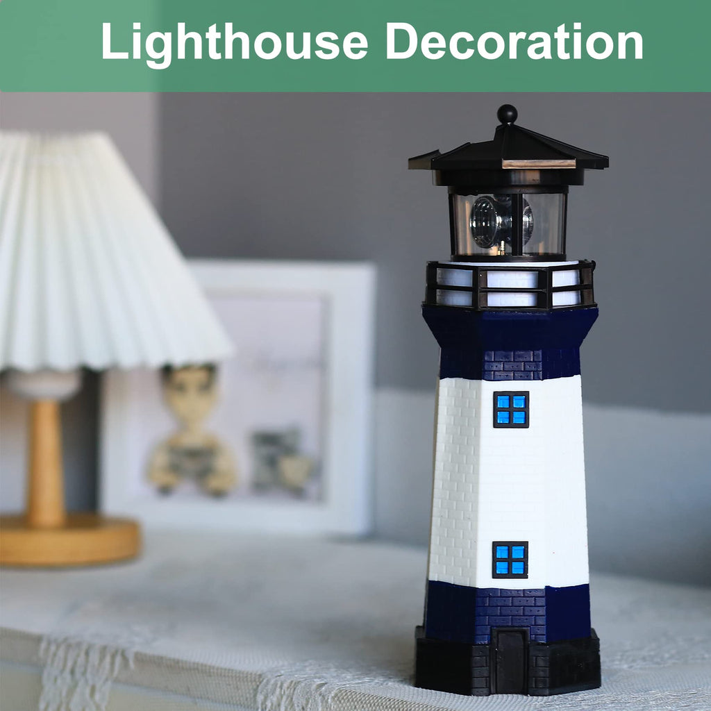 Solar LED Lighthouse Lamp Outdoor Decorative R256