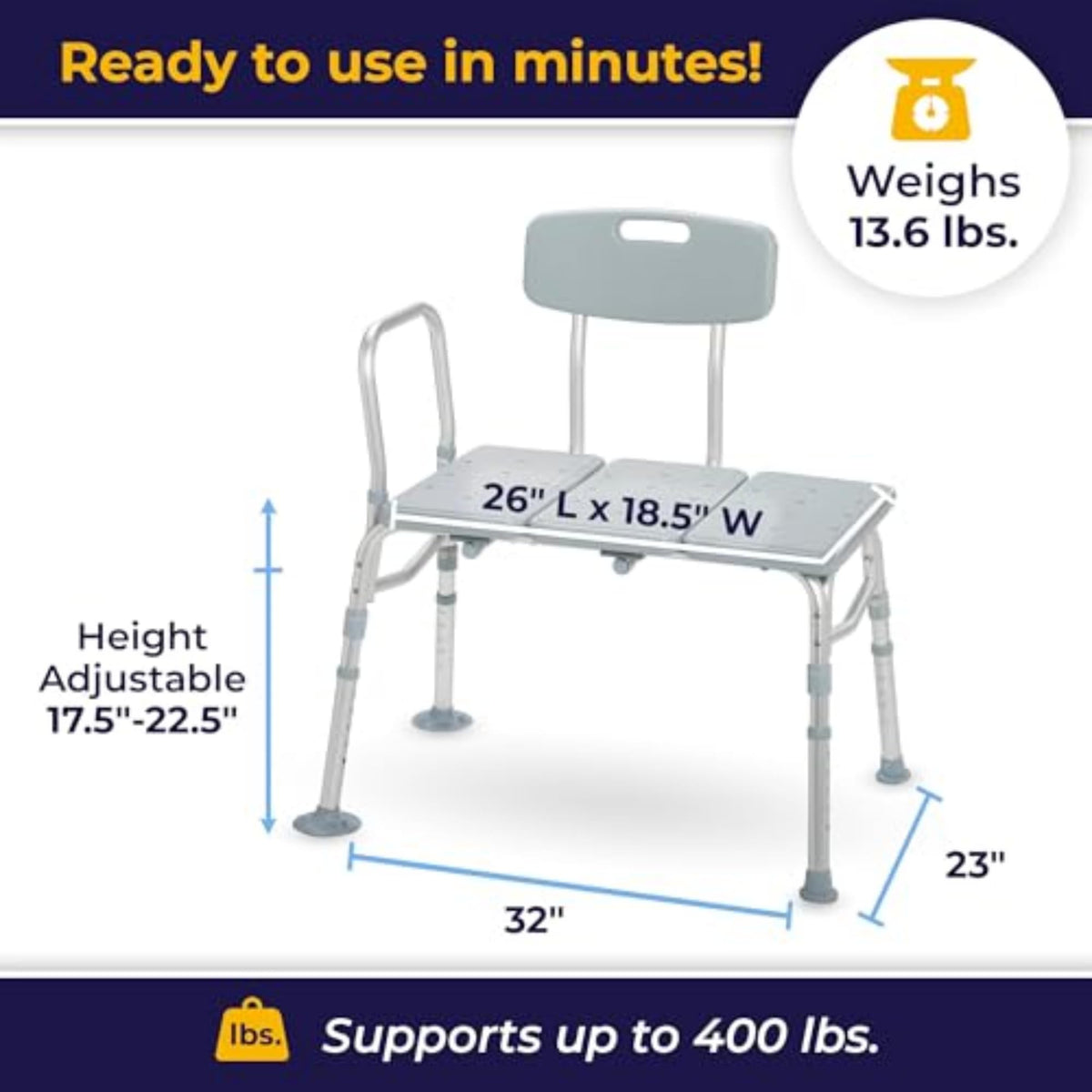 Tub Transfer Bench D431931