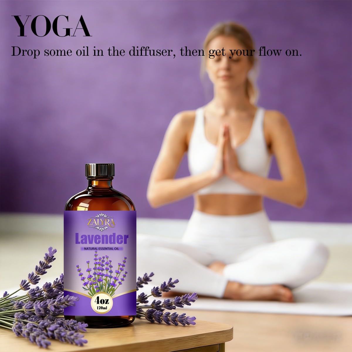 Lavender&Magnolia Essential Oil 4 Fl Oz+0.33 Fl Oz B6606