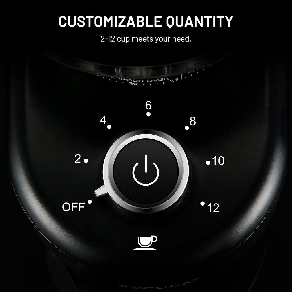 Electric Conical Burr Coffee Grinder with 35 Adjustable Grind Settings R85534