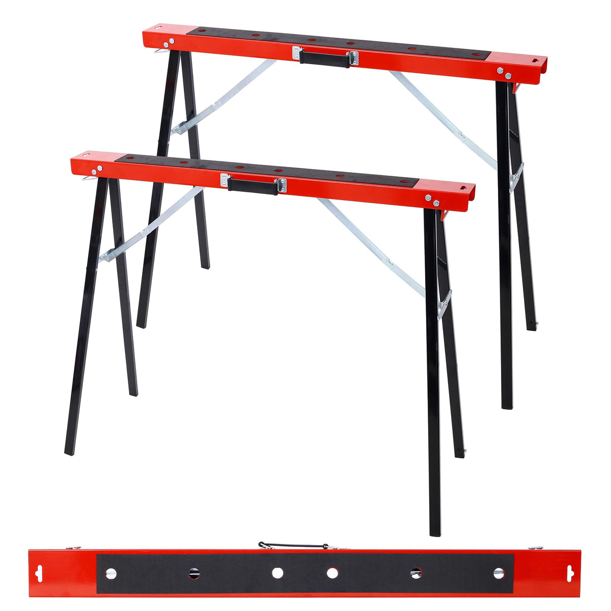 Heavy Duty 2-Pack Folding Sawhorse F850974