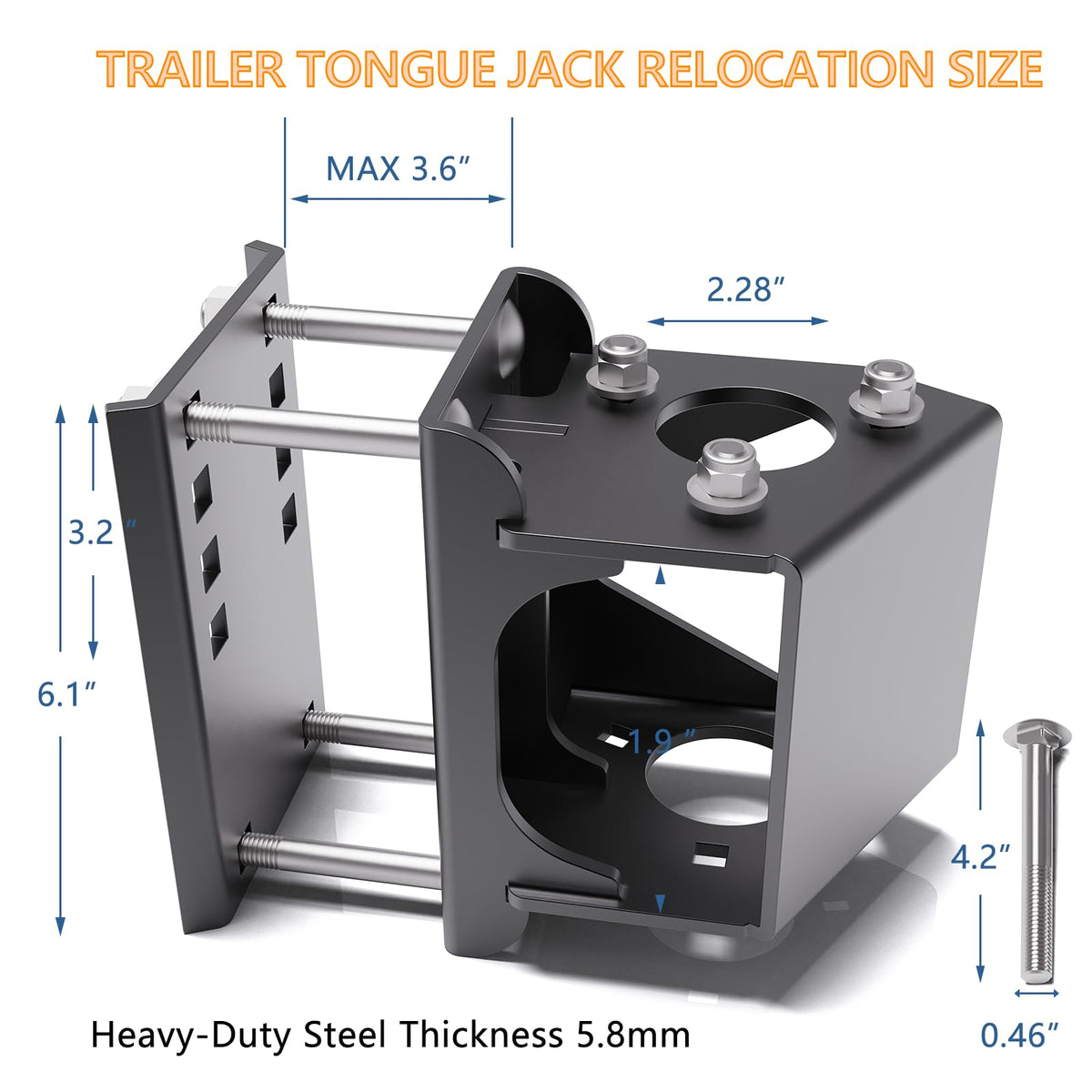 Trailer Jack Relocation Kit N857
