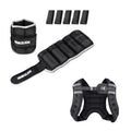1 Pair 5Lbs Adjustable Ankle Weights D147070