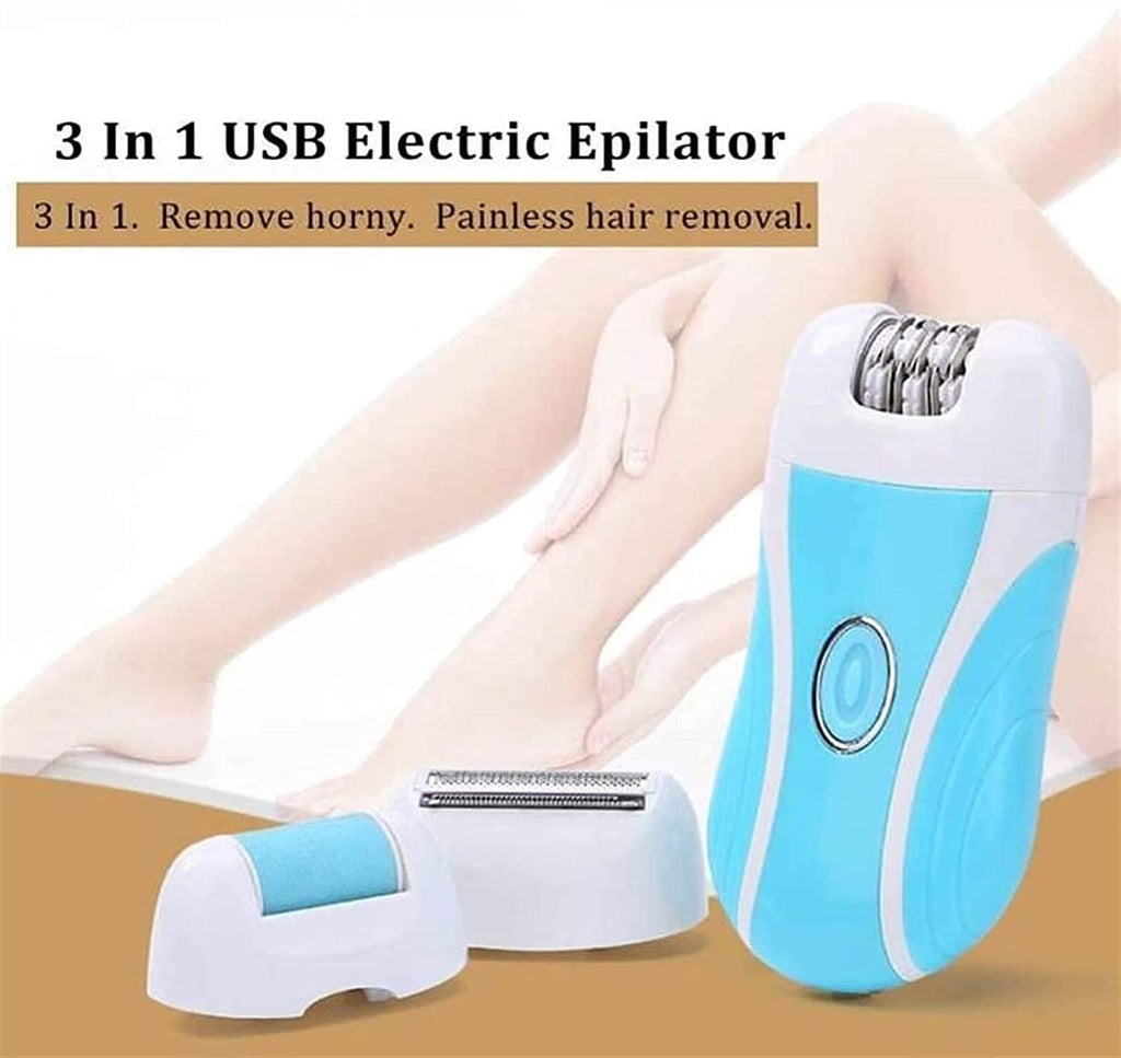 3 in 1 Cordless Electric Hair Removal Epilator B581