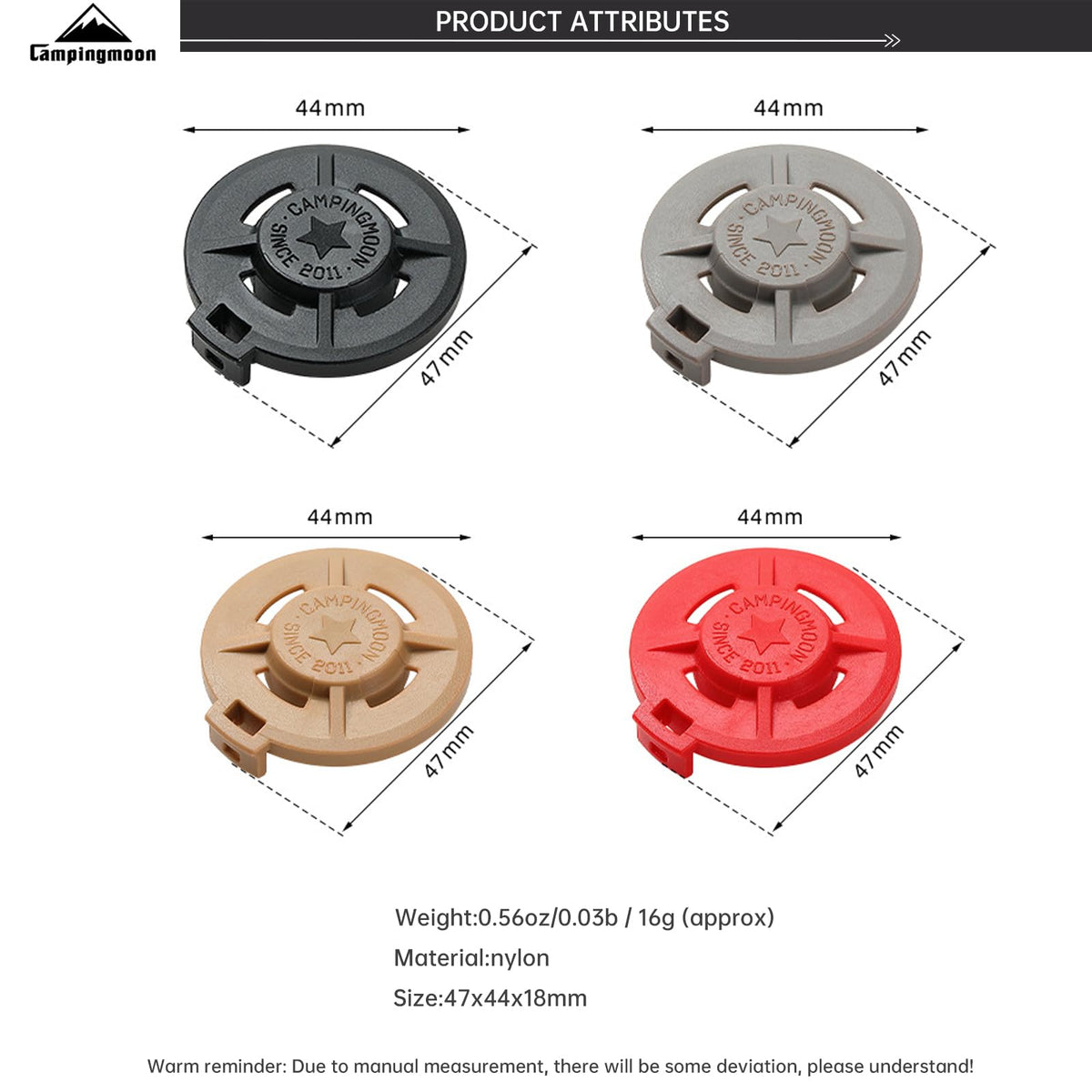 Butane Fuel Canister Protective Caps 4-Pack B9099