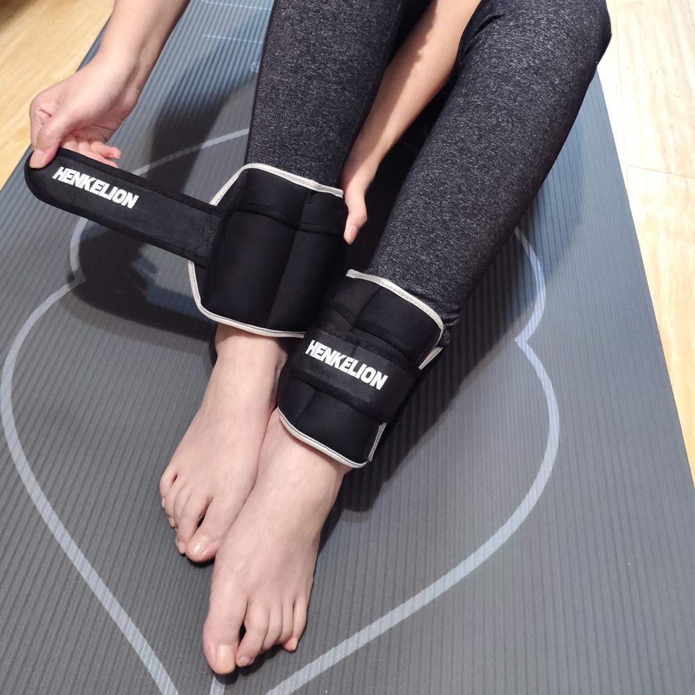 1 Pair 5Lbs Adjustable Ankle Weights D147070