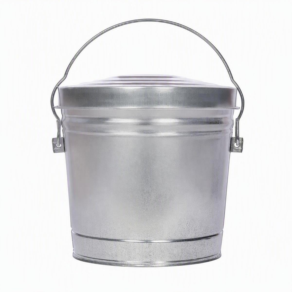 6 Gallon Galvanized Storage Can with Lid Q988484
