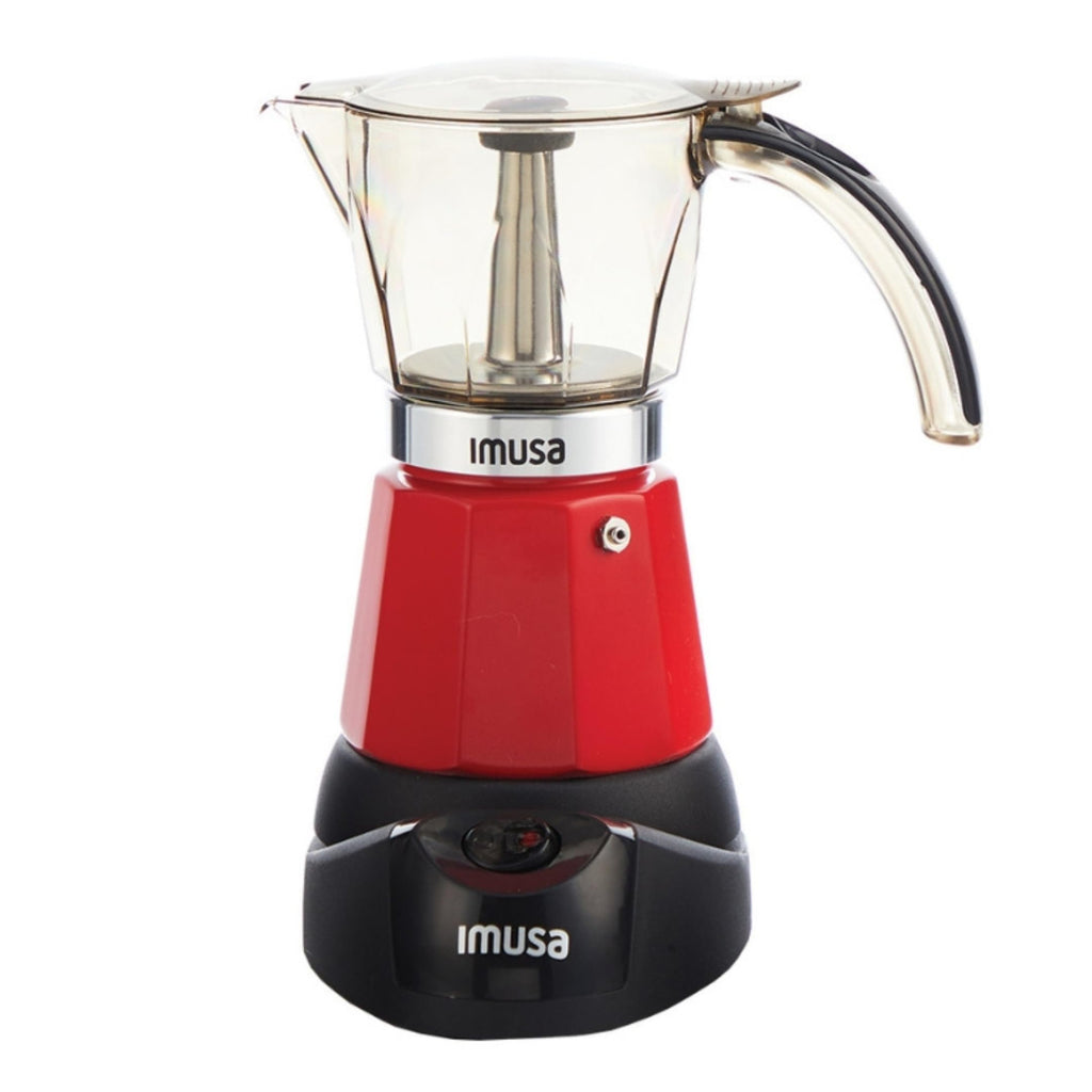 Red Electric Espresso Coffee Maker X7018