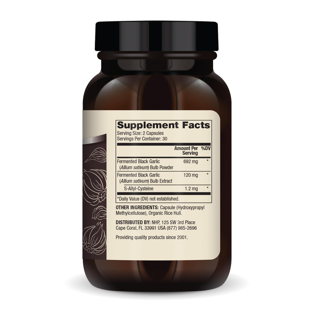 Fermented Black Garlic 60 Capsules W151