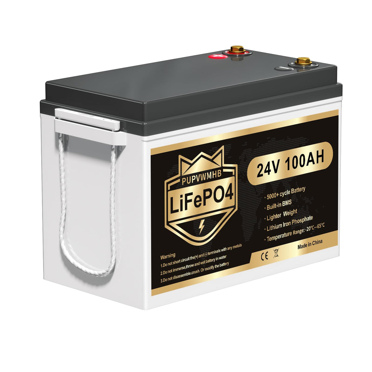 24V 100AH Lifepo4 Battery with 100A BMS Y710761