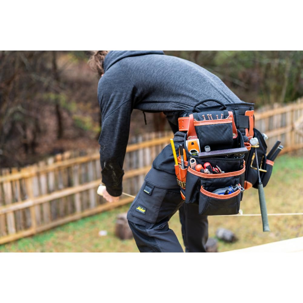 Black Brown 4 Piece Tool Belt P3387