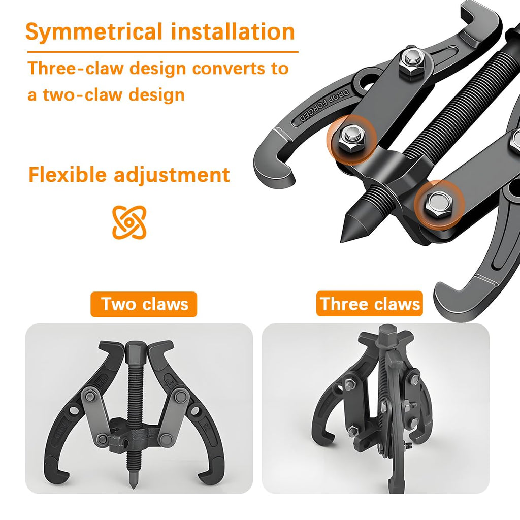 6 Inch Inner Bearing Puller with Reversible Jaws X8552