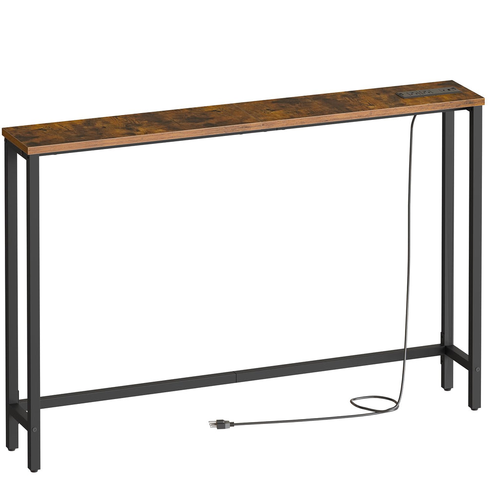 47.2" Narrow Console Table with Power Outlet N95489
