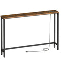 47.2" Narrow Console Table with Power Outlet N95489