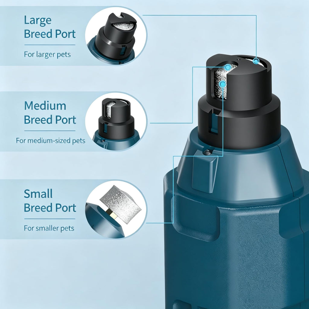 Dog Nail Grinder with 3 Ports, 2 Speeds J269585