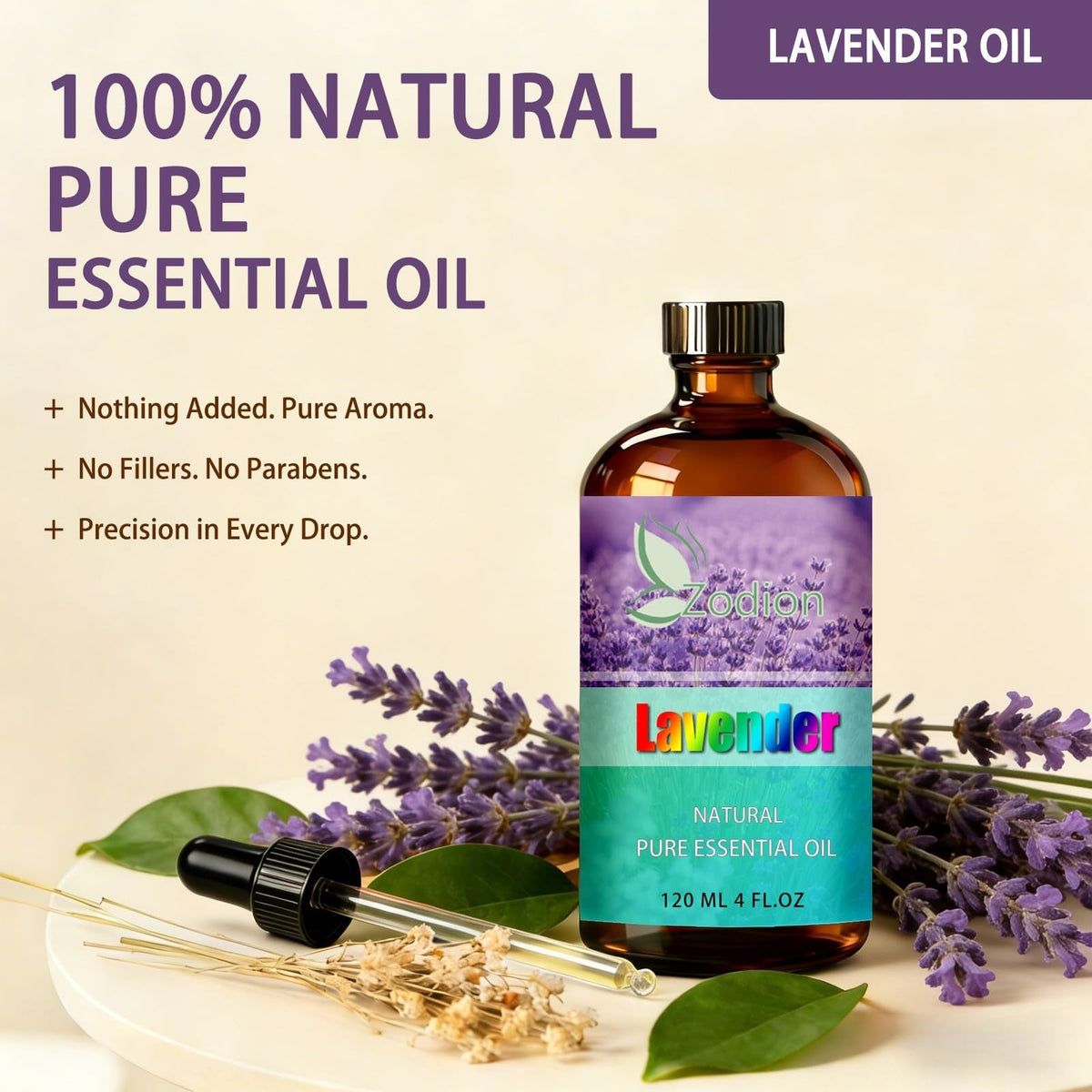 Lavender and Geranium Essential Oil 4 Fl Oz Q6025