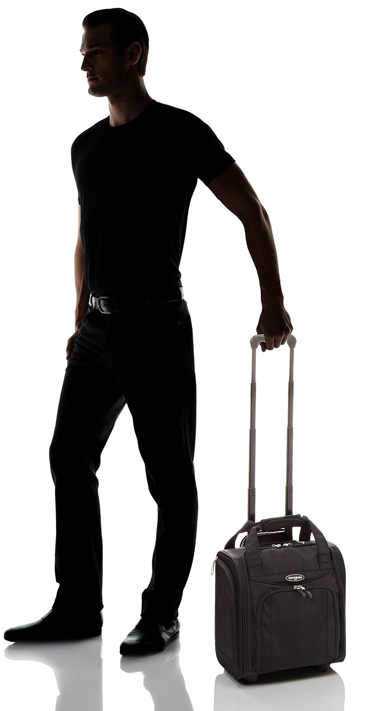 Black Small Wheeled Carry-On Underseater I6628