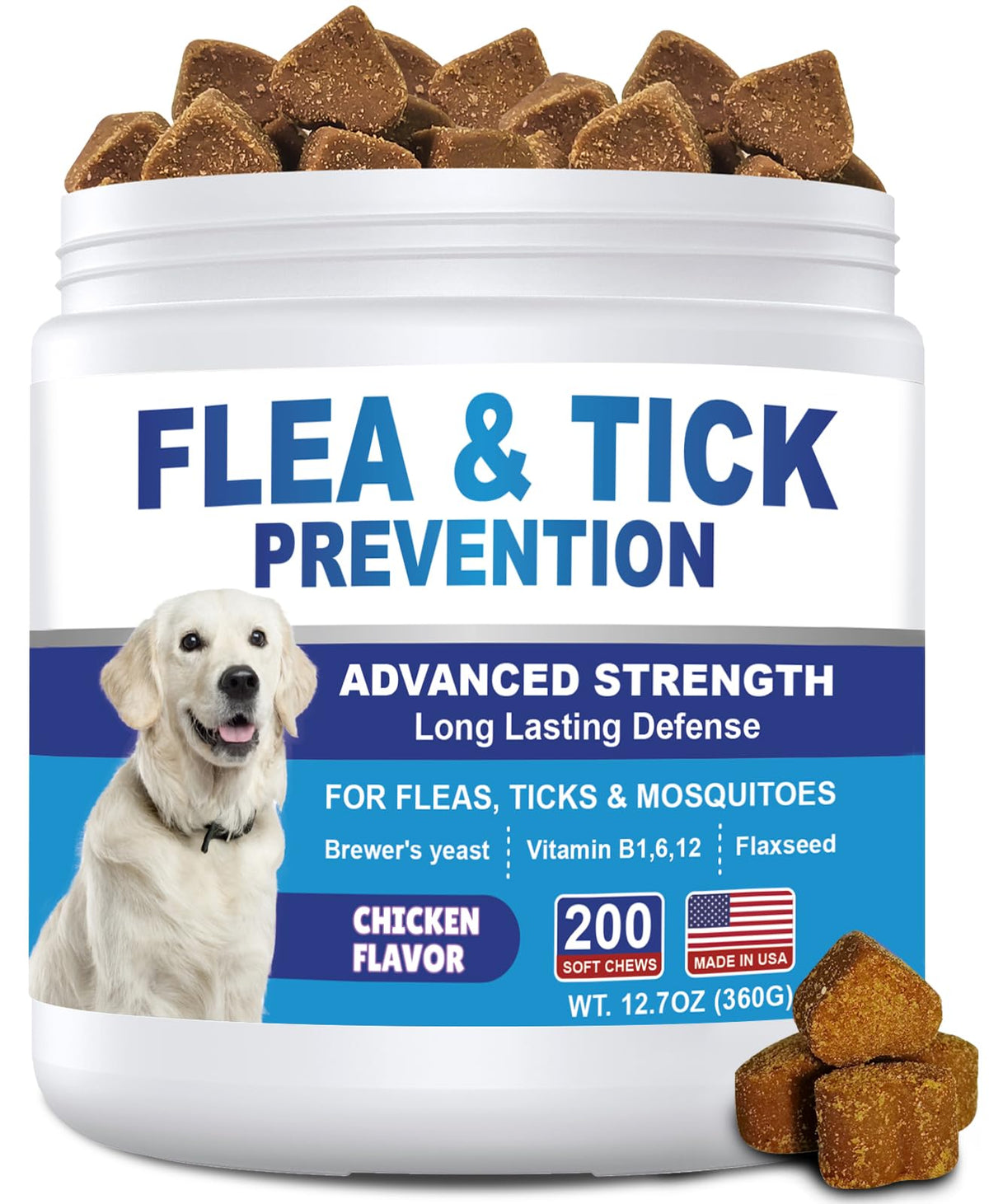 Flea and Tick Chewables 200Ct C3766