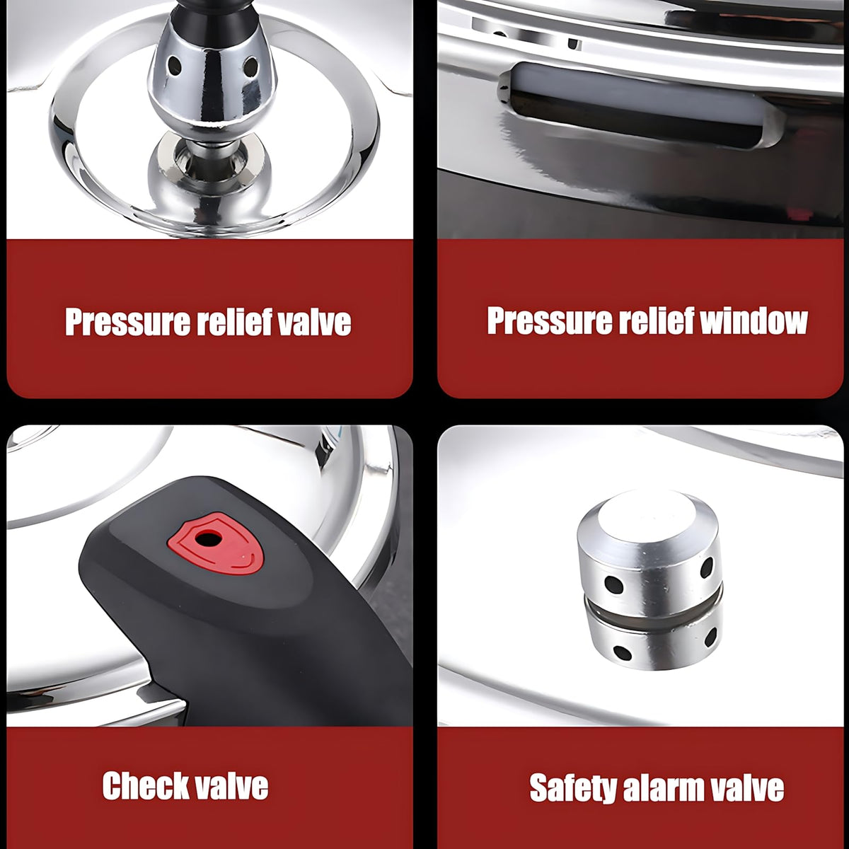 Stainless Steel 80KPA 3L Pressure Cooker X8891