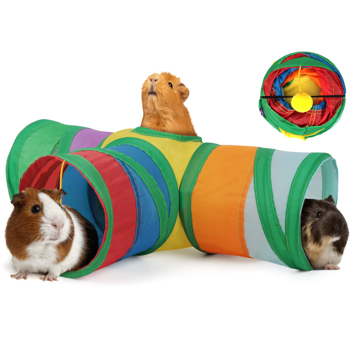 5.9" Collapsible 3 Way Small Animal Tunnel Z186