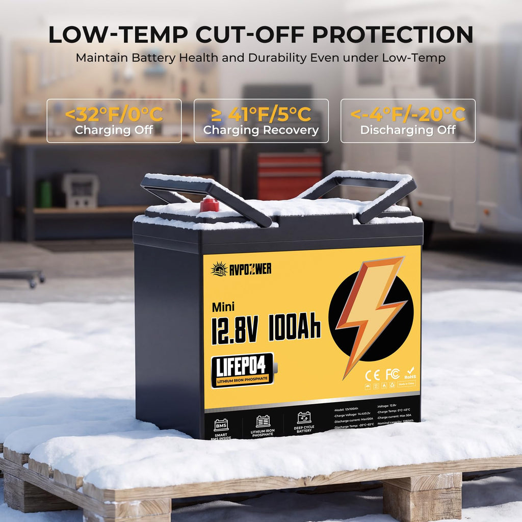 12V 100Ah LiFePO4 Battery Group 24 J154