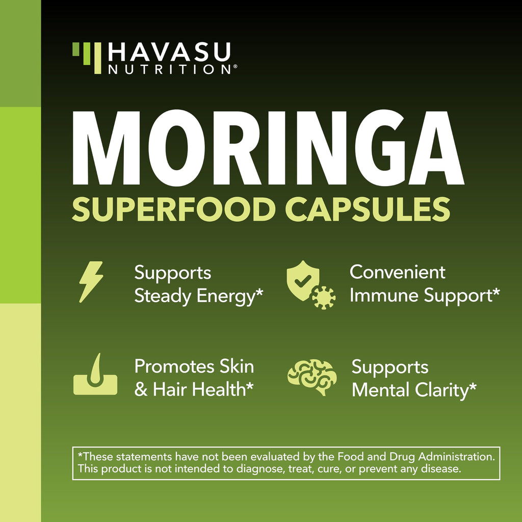 Moringa Capsules 800mg 120 Count W1309