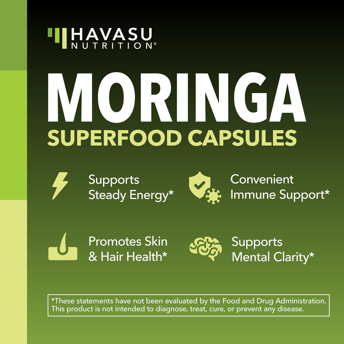 Moringa Capsules 800mg 120 Count W1309