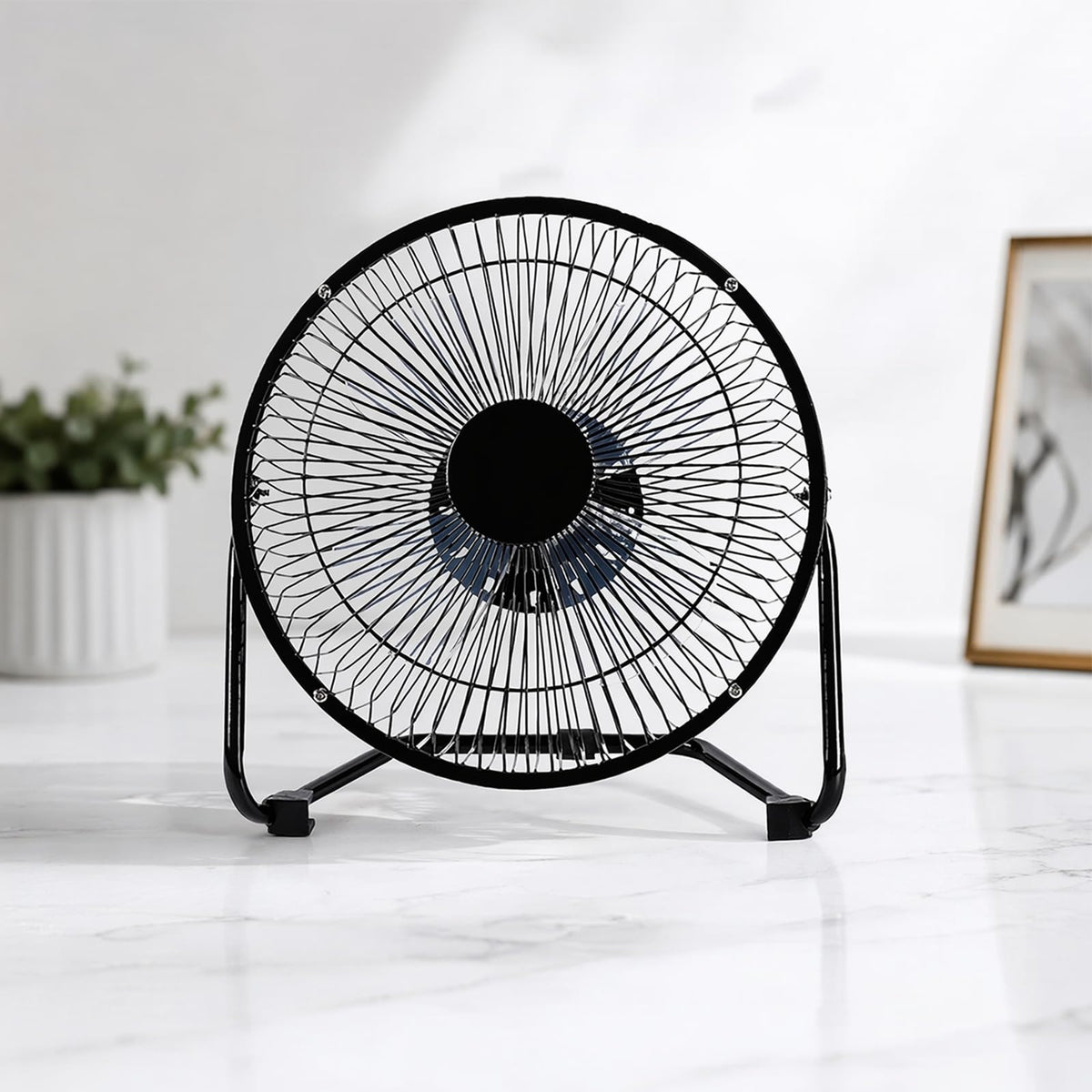 9 Inch Black Metal High Velocity Floor & Wall Mount Fan Z276