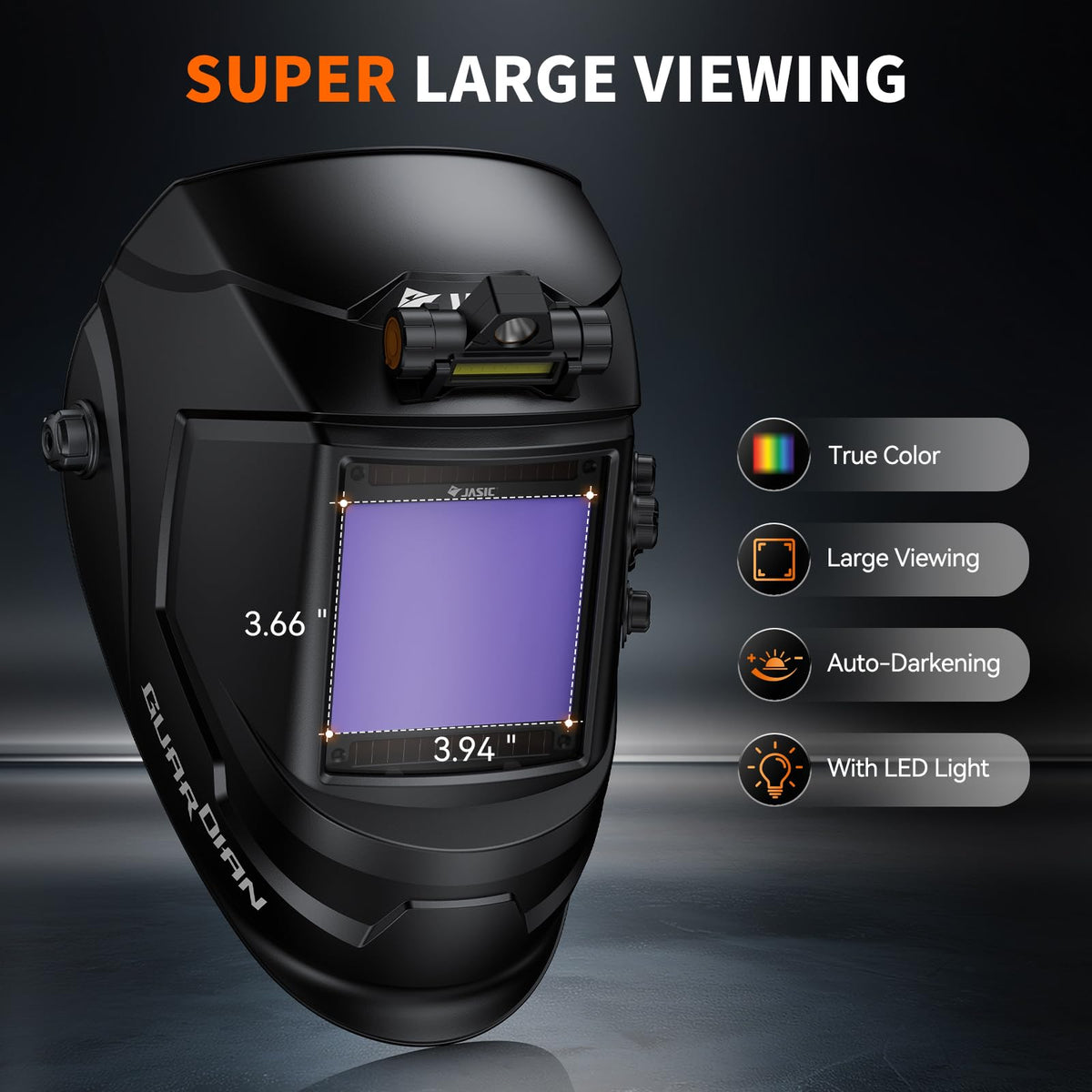 Auto Darkening Welding Helmet with Light Y734