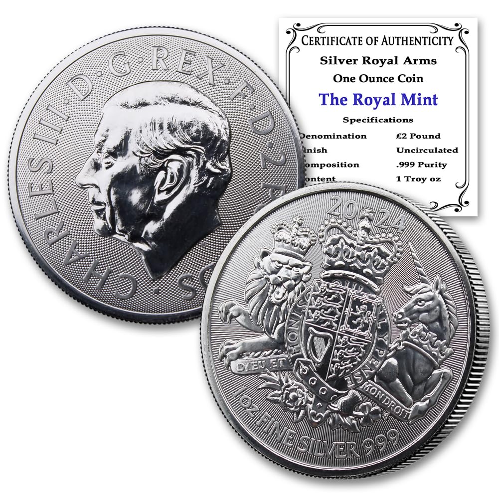 1 oz Silver British Royal Arms Coin D645289