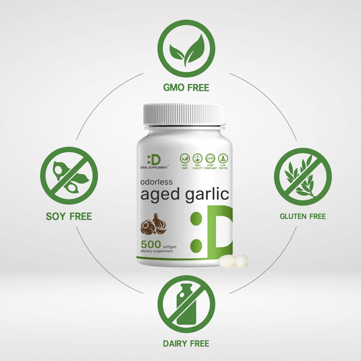 Aged Garlic Extract 500 Softgels X82698