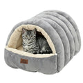 Covered Cat Bed Cave Grey G4312