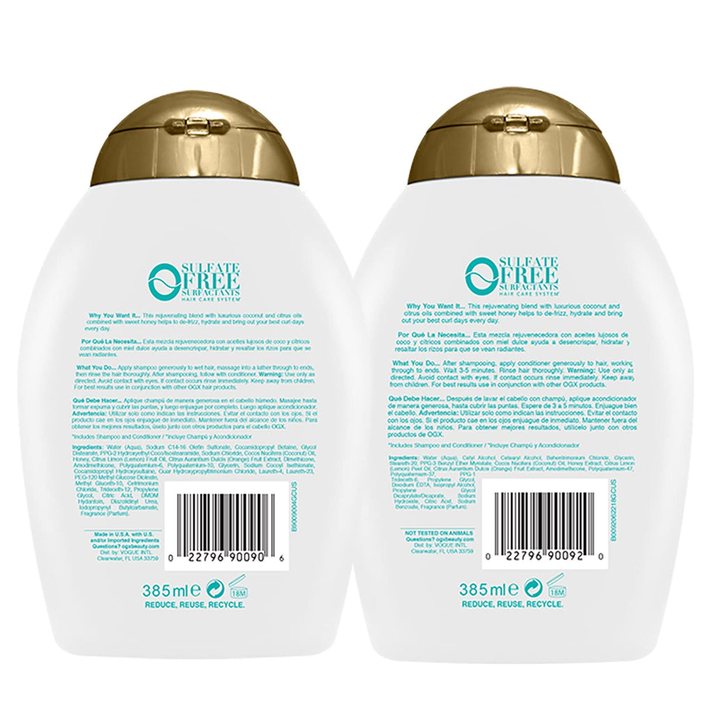 Coconut Curls Shampoo & Conditioner W55933