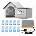 Heated Waterproof Insulated Outdoor Cat House W5909