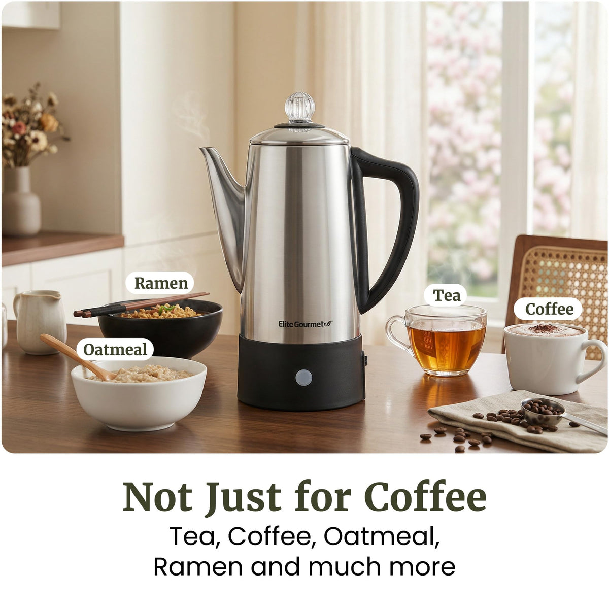 6-Cup Electric Coffee Percolator E106144