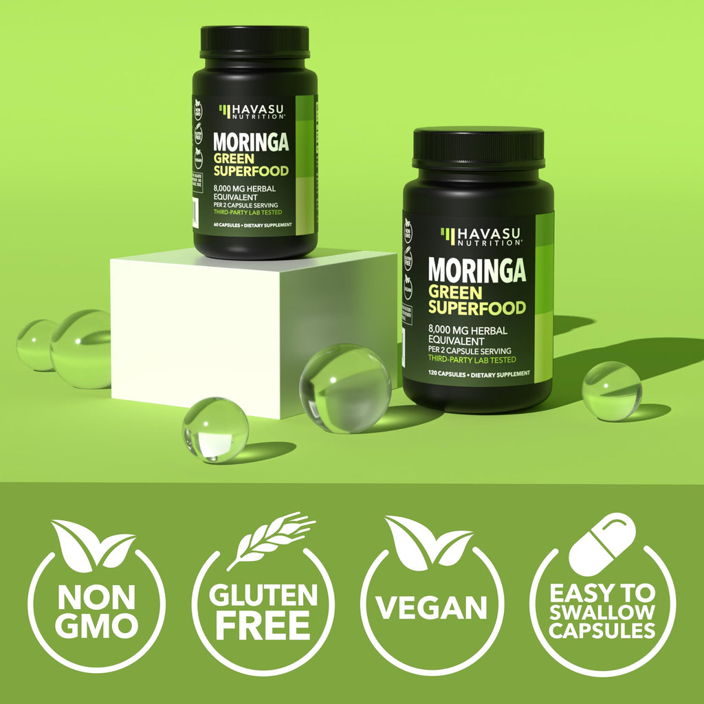 Moringa Capsules 800mg 120 Count W1309