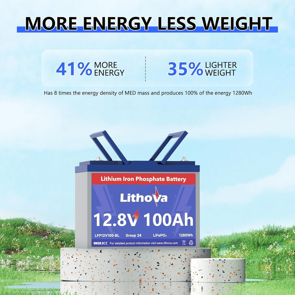 12V 100Ah LiFePO4 Battery Q3420
