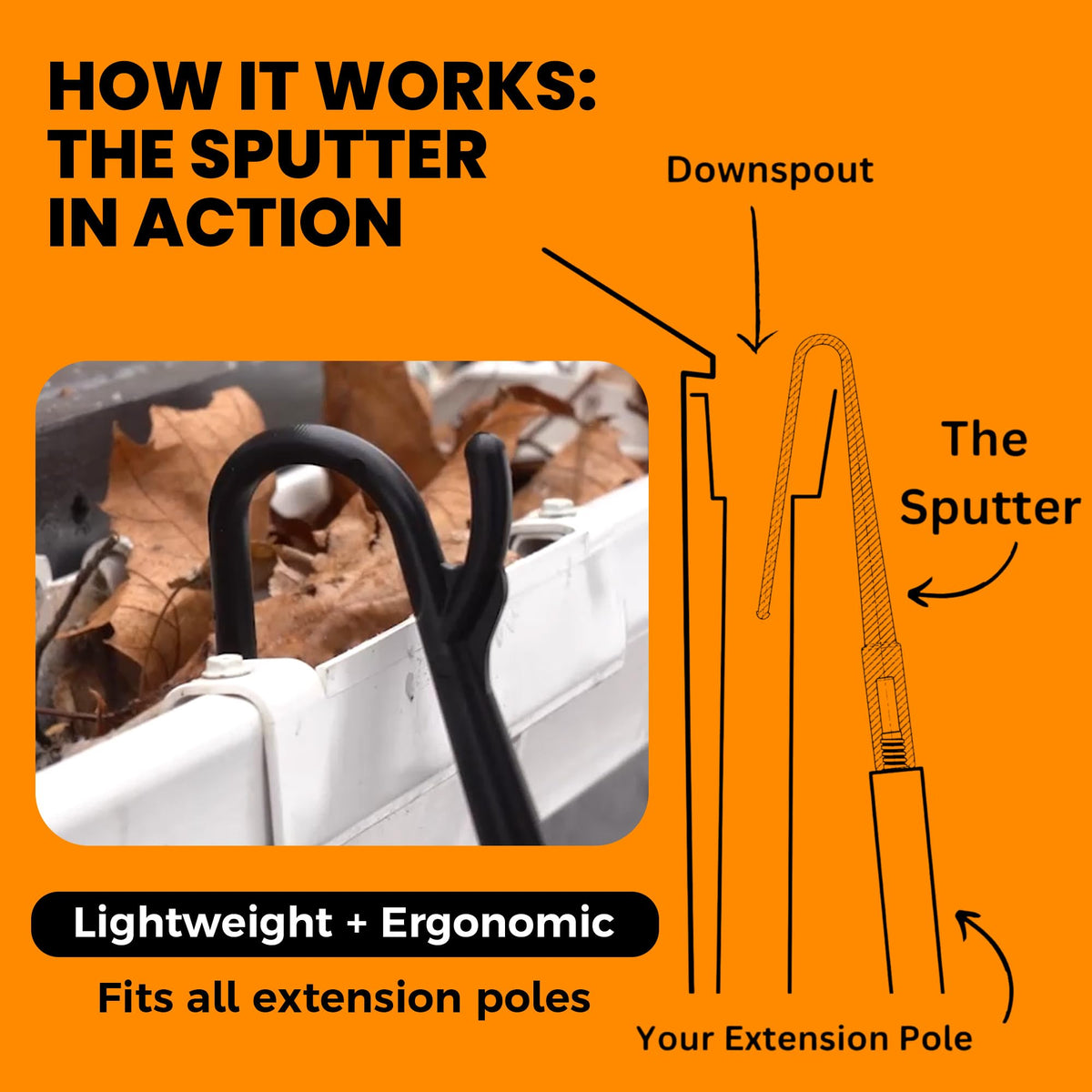 Gutter Cleaning Tool Attachment L8963