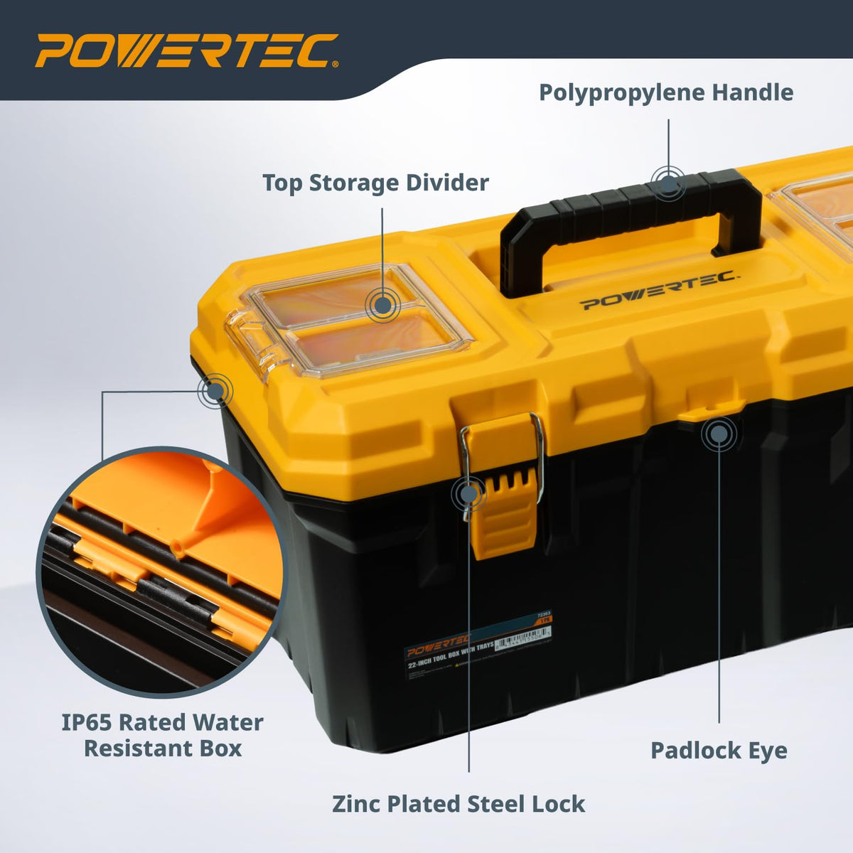 22-Inch Tool Box with Trays G64914