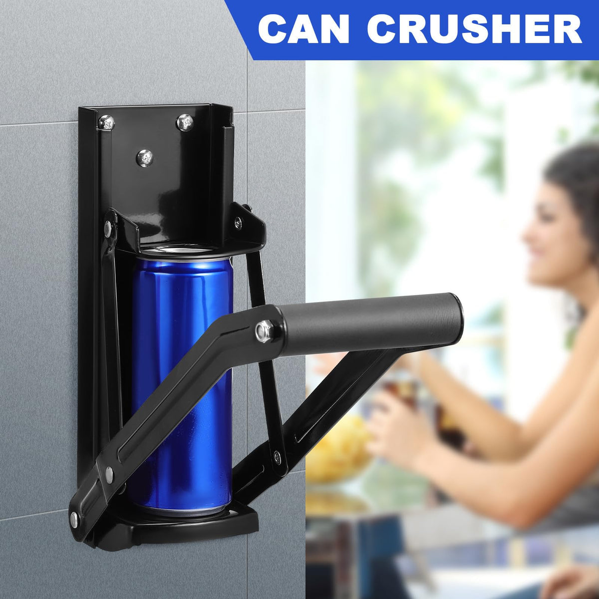Stainless Steel Wall Mounted Can Crusher Y159