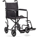 Compact Lightweight Steel Transport Wheelchair with 19in Seat U918644