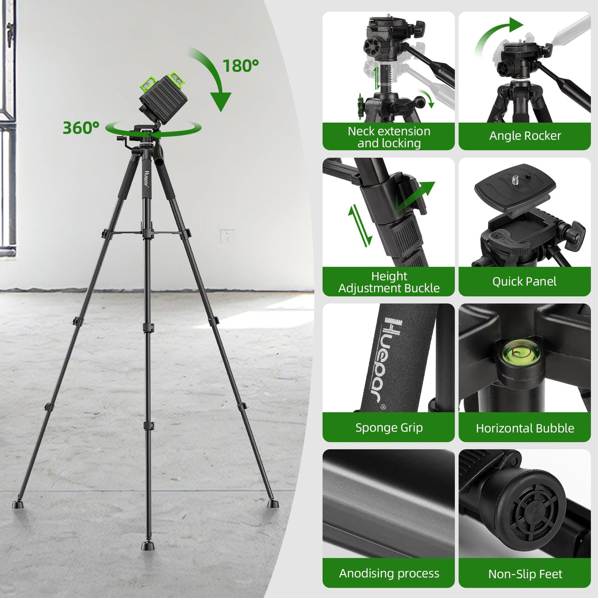 360 Self Leveling Laser Level with Tripod D14514