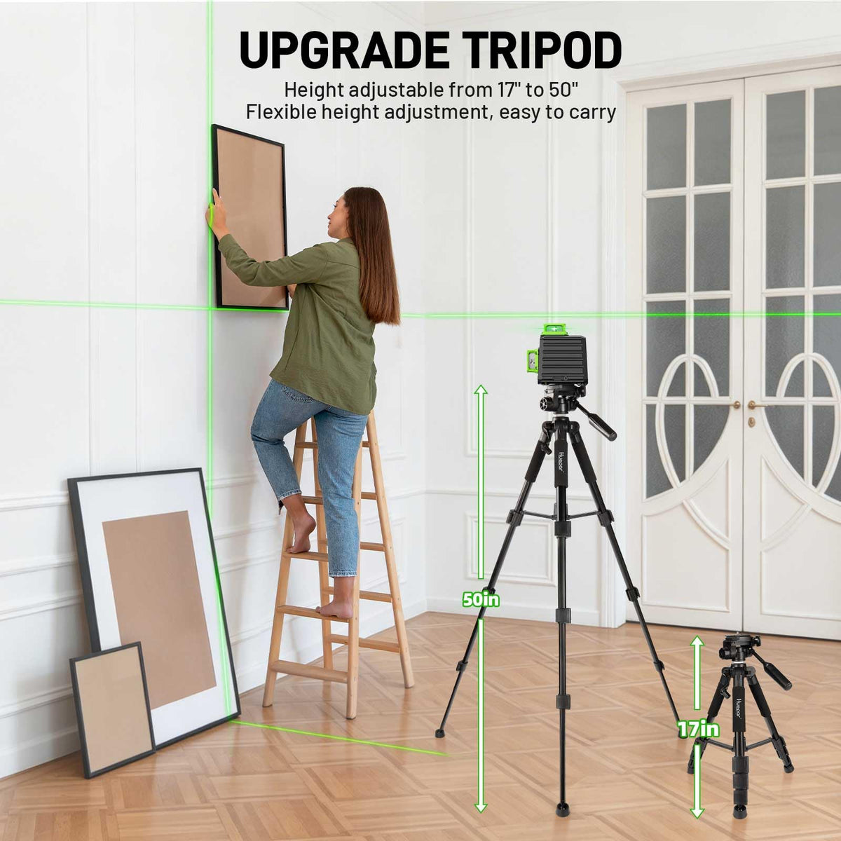 360 Self Leveling Laser Level with Tripod D14514